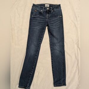 Hudson Girls Blue Skinny Jeans‎ With Button Pockets Size 7